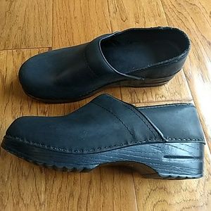 Chadwick's leather clogs